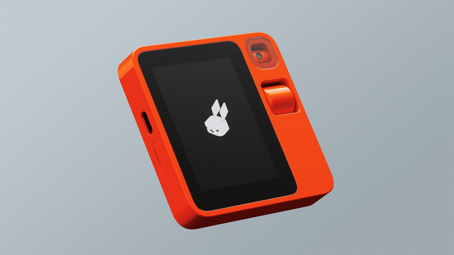 Rabbit R1 product floating shot